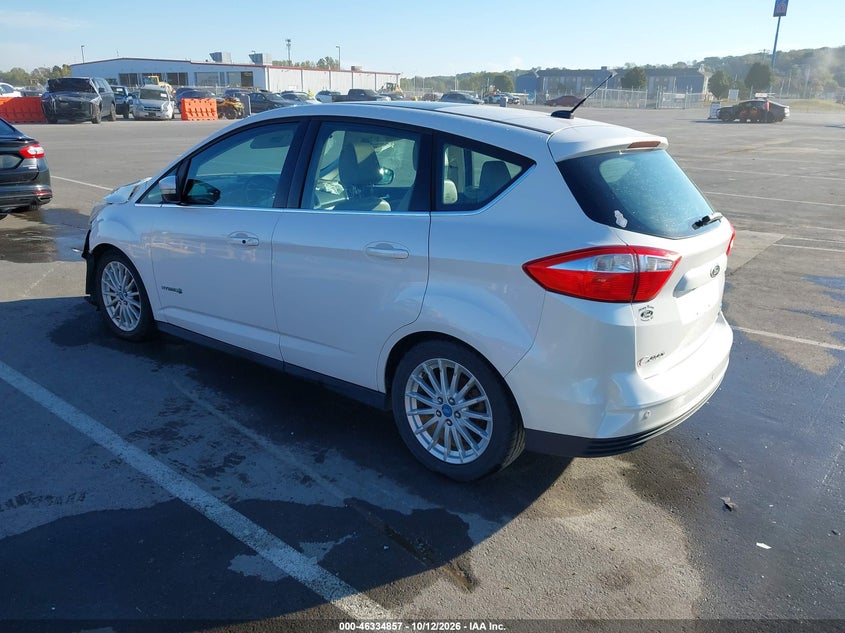 Vin: 1fadp5bu9dl501893, lot: 46835116, ford c-max hybrid sel 20133