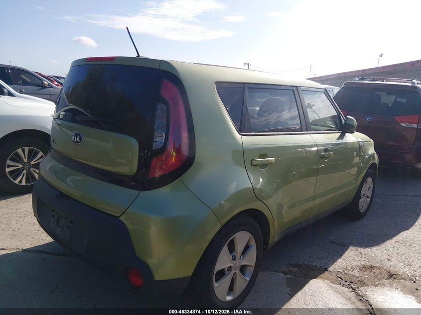 Vin: kndjn2a23g7837277, lot: 46835133, kia soul 20164