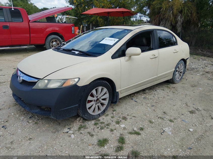 2010 Honda Civic Ex-L, Normal Wear & Tear, IAAI, VIN 2HGFA1F99AH308804 — photo 2