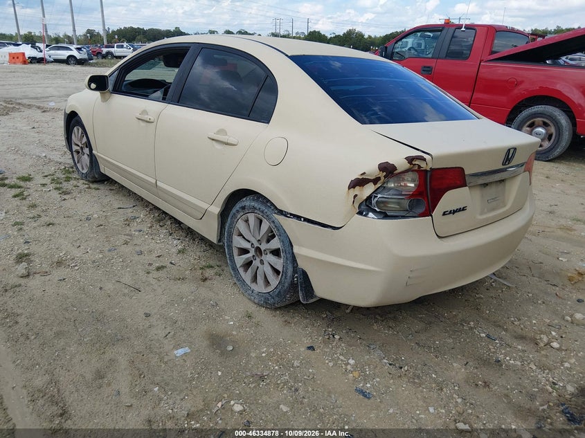 Vin: 2hgfa1f99ah308804, lot: 46835137, honda civic ex-l 20103