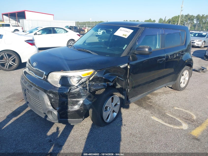 2016 Kia Soul, Удар спереди, IAAI, VIN KNDJN2A20G7257033 — фото 2