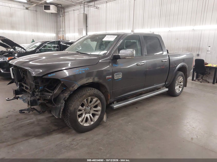 Vin: 1c6rr7ptxes176062, lot: 46835149, ram 1500 longhorn 20142
