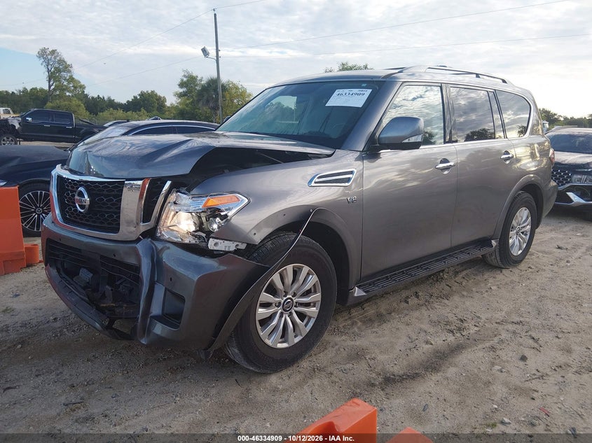 Vin: jn8ay2ndxlx016341, lot: 46835168, nissan armada sv 2wd 20202