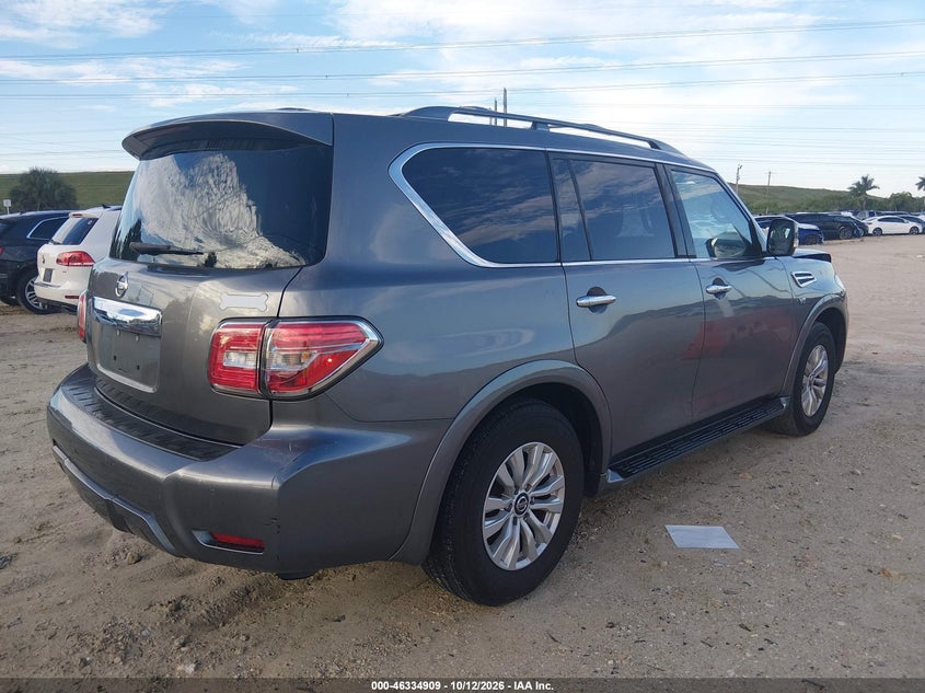 Vin: jn8ay2ndxlx016341, lot: 46835168, nissan armada sv 2wd 20204