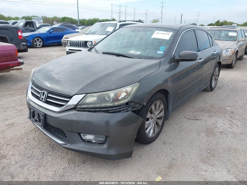 Vin: 1hgcr3f89da010822, lot: 46835178, honda accord ex-l v-6 20132