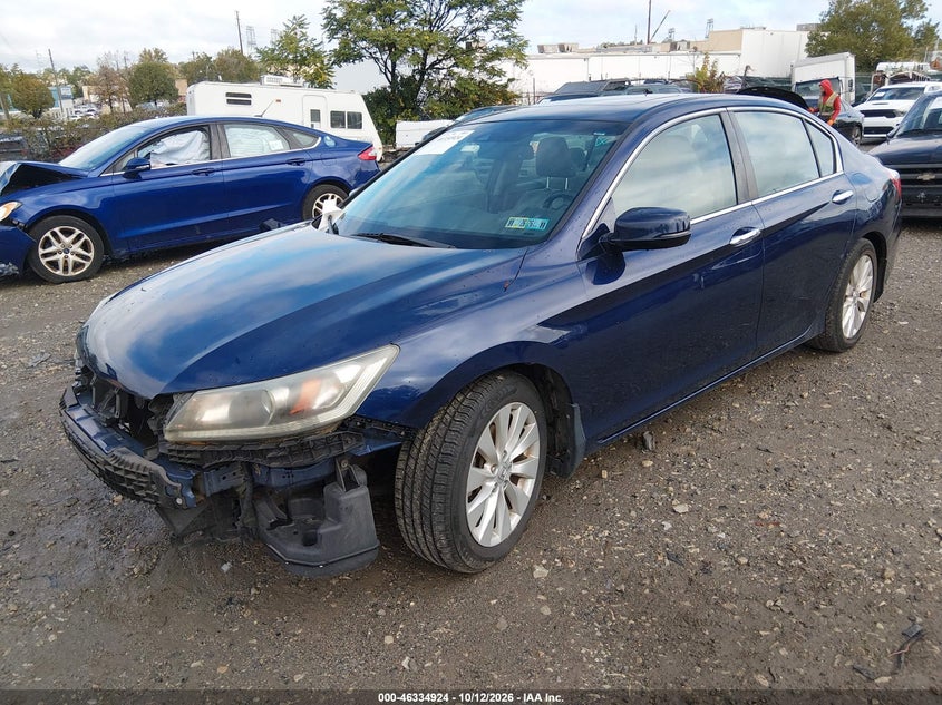 Vin: 1hgcr2f81da117695, lot: 46835183, honda accord ex-l 20132