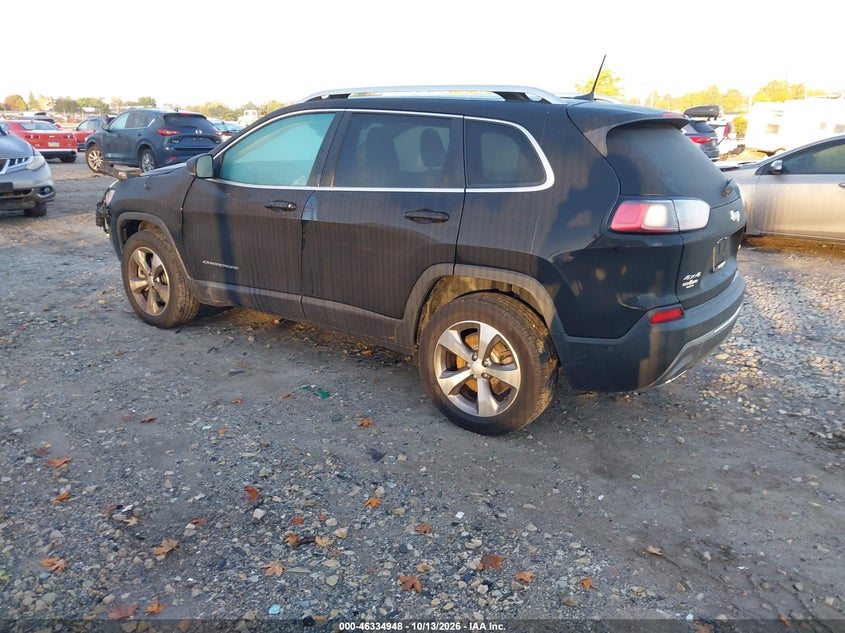 Vin: 1c4pjmdx7md121729, lot: 46835207, jeep cherokee limited 4x4 20213