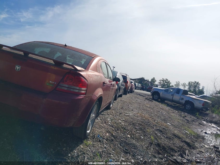 DODGE AVENGER 2008 VIN 1B3LC56R28N607234