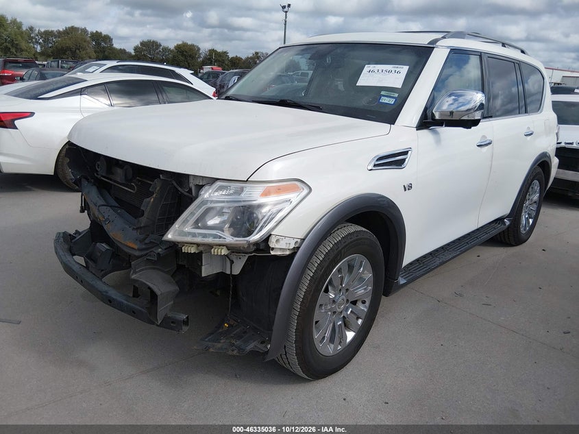 Vin: jn8ay2nf3h9304912, lot: 46835294, nissan armada platinum 20172