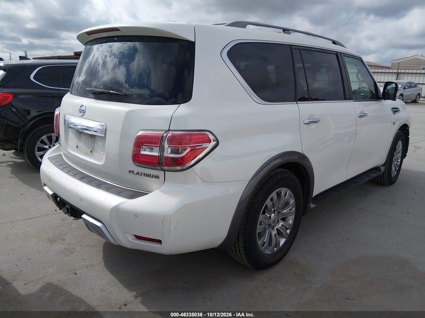 Vin: jn8ay2nf3h9304912, lot: 46835294, nissan armada platinum 20174