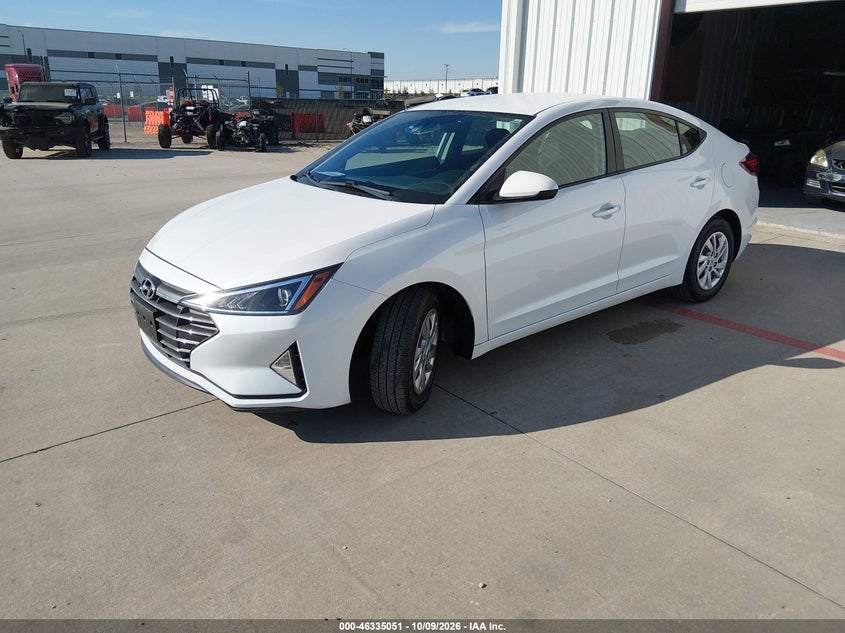 2020 Hyundai Elantra Se, Обычный износ, IAAI, VIN 5NPD74LF5LH602176 — фото 2