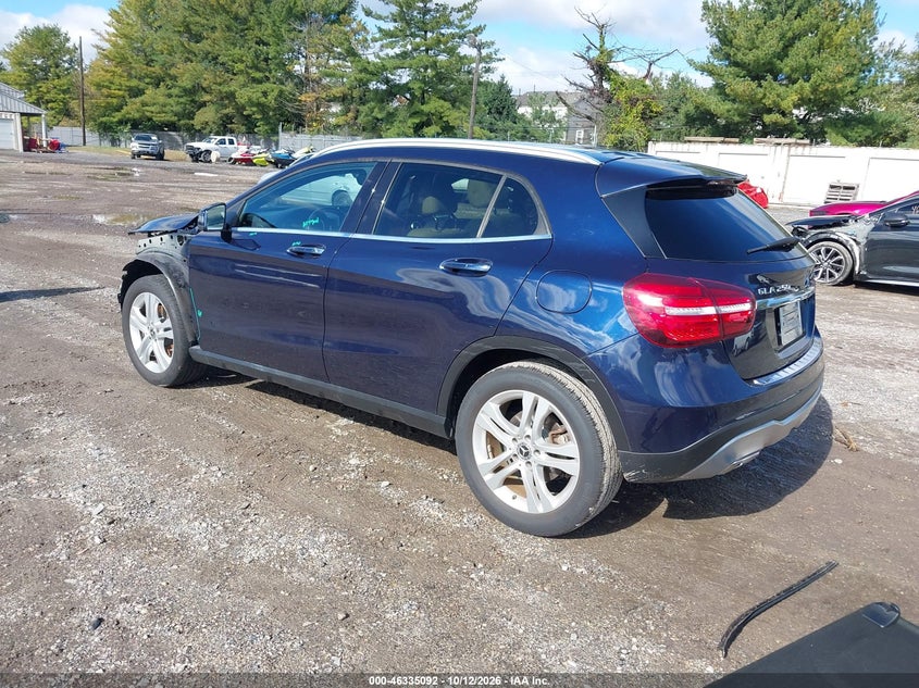 Vin: wdctg4gb0jj496611, lot: 46835351, mercedes-benz gla 250 4matic 20183