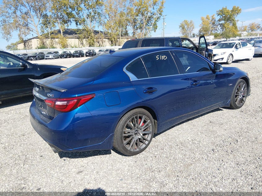 Vin: jn1fv7ar9km830430, lot: 46835369, infiniti q50 3.0t red sport 400 20194