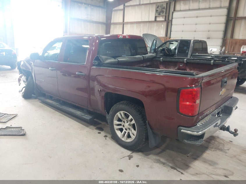 Vin: 3gcukreh3eg357870, lot: 46835418, chevrolet silverado 1500 1lt 20143