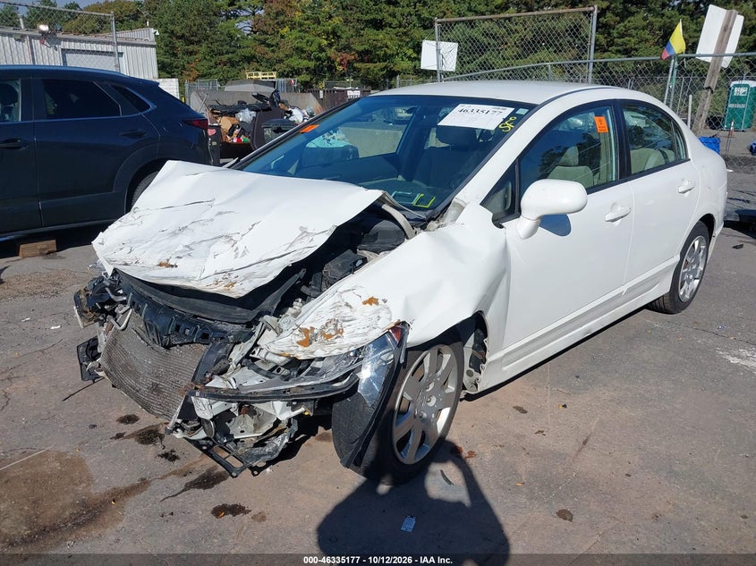 Vin: 2hgfa1f54ah515503, lot: 46835436, honda civic lx 20102
