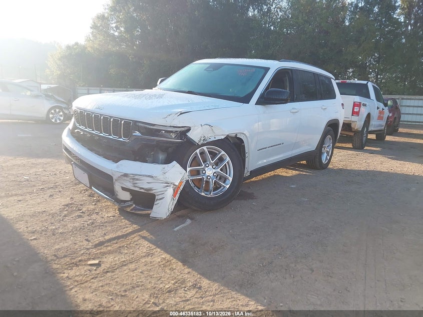 Vin: 1c4rjkag3n8633175, lot: 46835442, jeep grand cherokee l laredo 4x4 20222