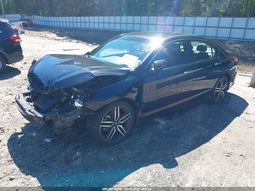 Vin: 1hgcr2f50ga082819, lot: 46835498, honda accord sport 20162