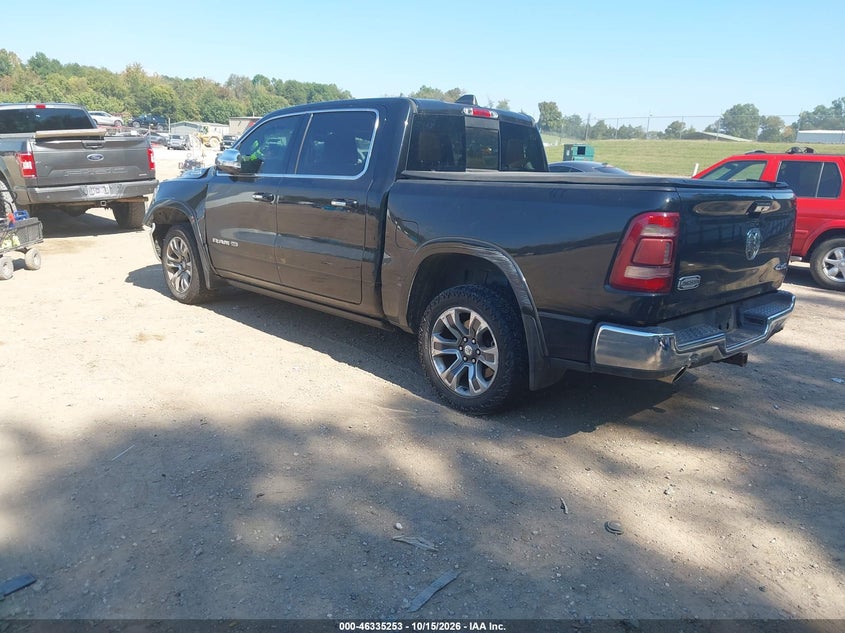 Vin: 1c6srfkt7ln181590, lot: 46835512, ram 1500 laramie longhorn  4x4 5'7 box 20203