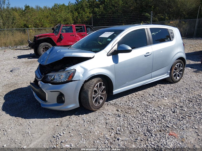 Vin: 1g1jd6sh2j4118276, lot: 46835518, chevrolet sonic lt auto 20182