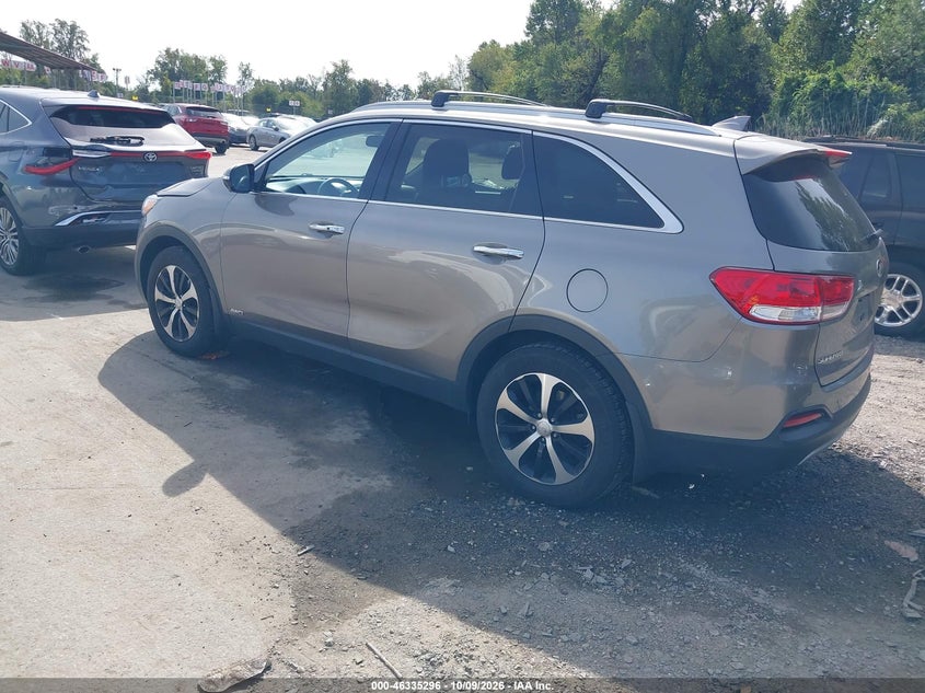 Vin: 5xyphda18hg243342, lot: 46835554, kia sorento 2.0t ex 20173