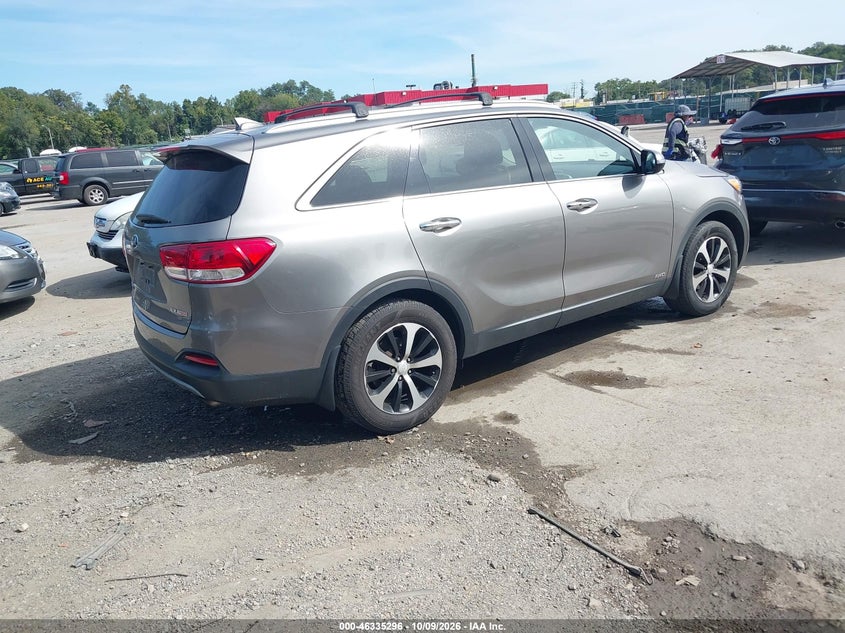 Vin: 5xyphda18hg243342, lot: 46835554, kia sorento 2.0t ex 20174