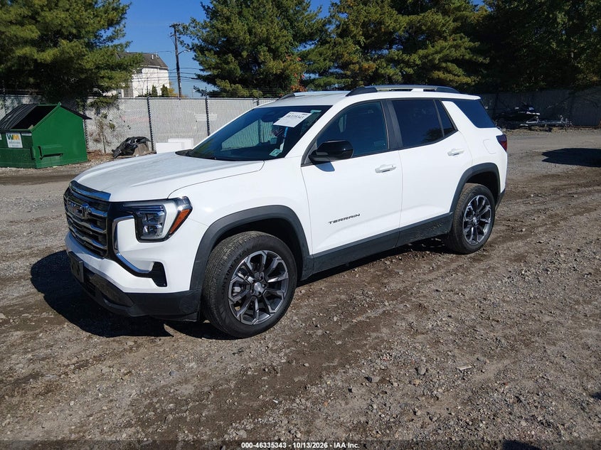 Vin: 3gkalmeg3sl326572, lot: 46835601, gmc terrain fwd elevation 20252