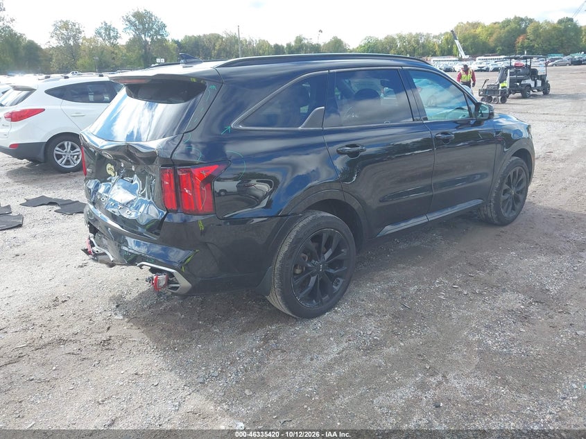 Vin: 5xyrkdlf7mg042836, lot: 46835679, kia sorento sx 20214