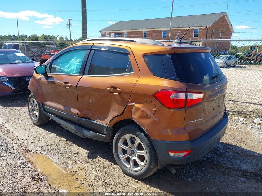 Vin: maj6p1ul1jc184497, lot: 46835682, ford ecosport se 20183