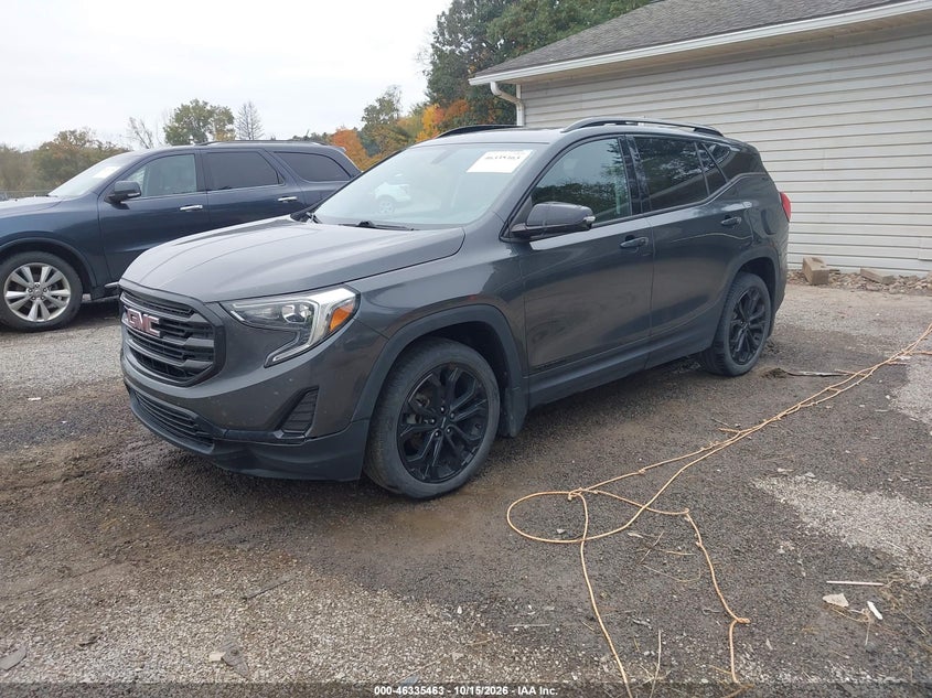 2019 GMC Terrain Sle, Right Side, IAAI, VIN 3GKALMEV6KL105238 — photo 2