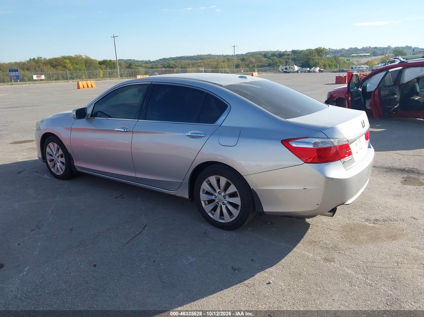 Vin: 1hgcr3f85da014205, lot: 46835787, honda accord ex-l v-6 20133