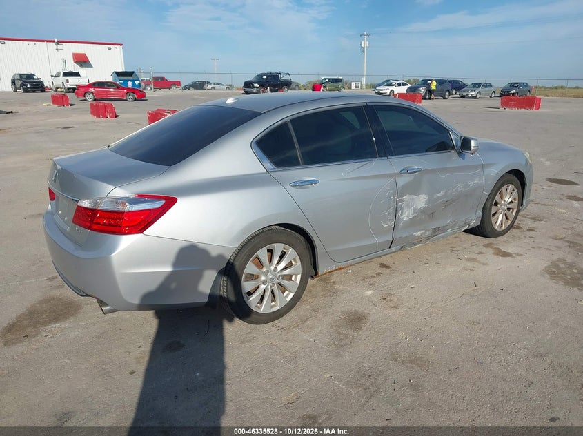 Vin: 1hgcr3f85da014205, lot: 46835787, honda accord ex-l v-6 20134
