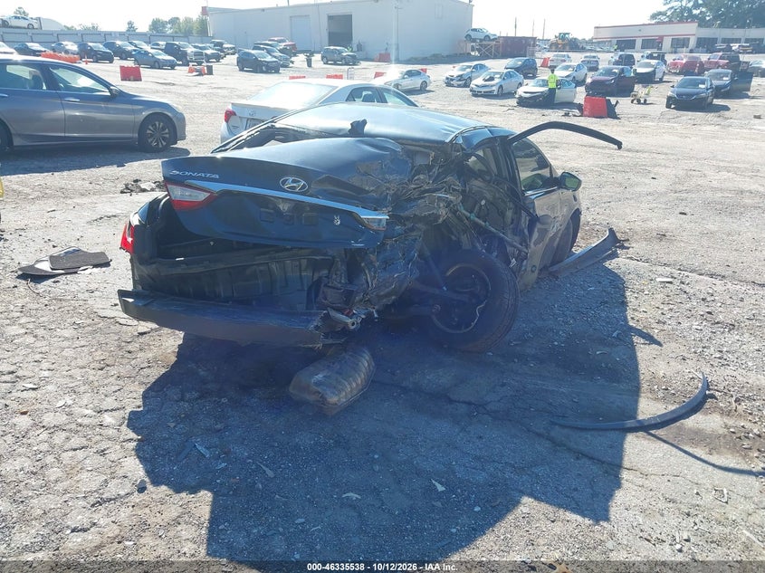 Vin: 5npeb4acxdh541050, lot: 46835797, hyundai sonata gls 20134