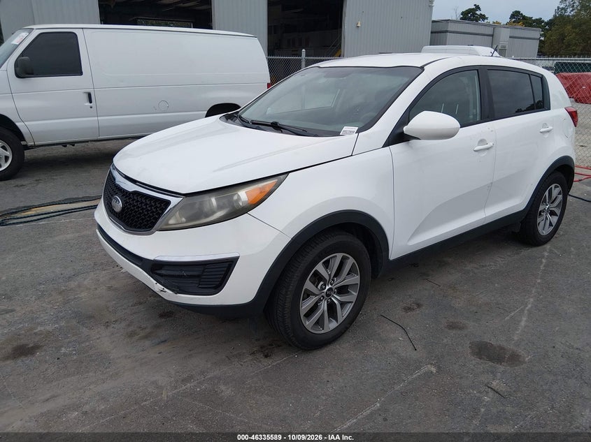 2014 Kia Sportage Lx, Звичайний знос, IAAI, VIN KNDPB3AC3E7559530 — фото 2