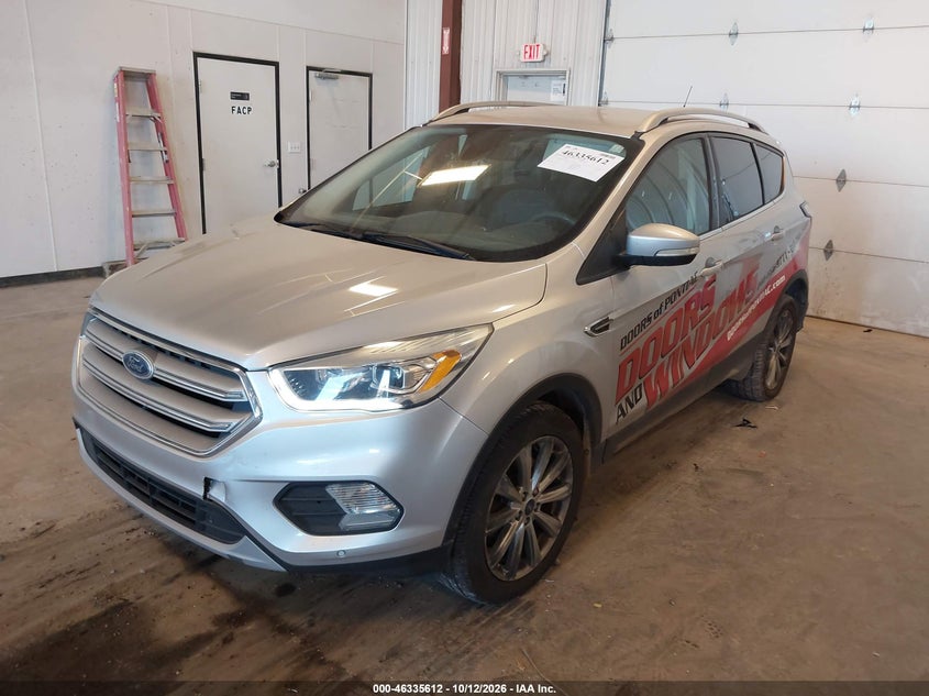 Vin: 1fmcu9j98jub87660, lot: 46835871, ford escape titanium 20182