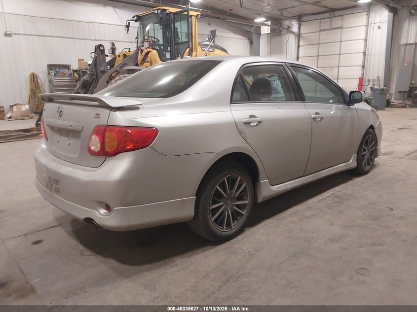 Vin: 2t1bu4ee9ac512257, lot: 46835886, toyota corolla s 20104