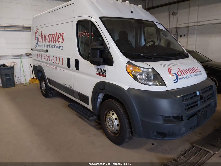 Vin: 3c6trvcg5je100975, lot: 46835912, ram promaster 2500 high roof 136 wb 2018 img_1