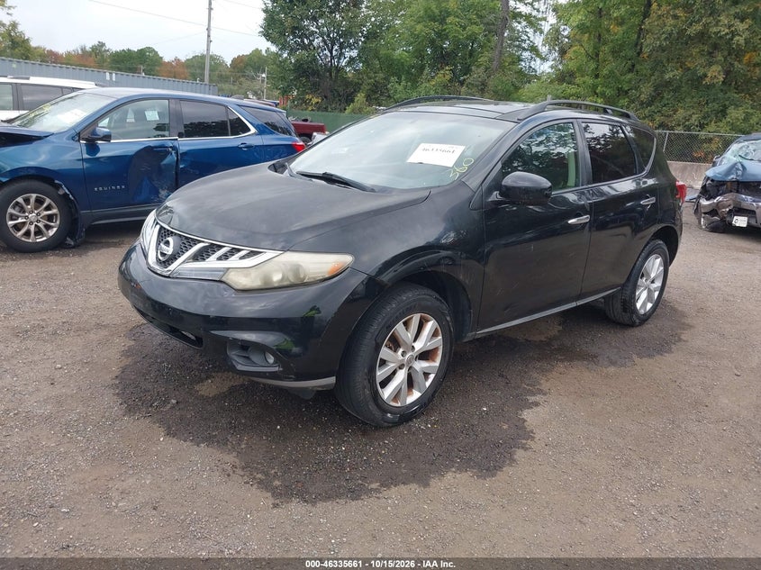 Vin: jn8az1mwxcw203031, lot: 46835920, nissan murano sv 20122