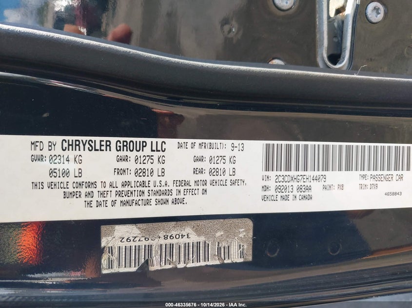 2014 DODGE CHARGER SXT · Фото 9