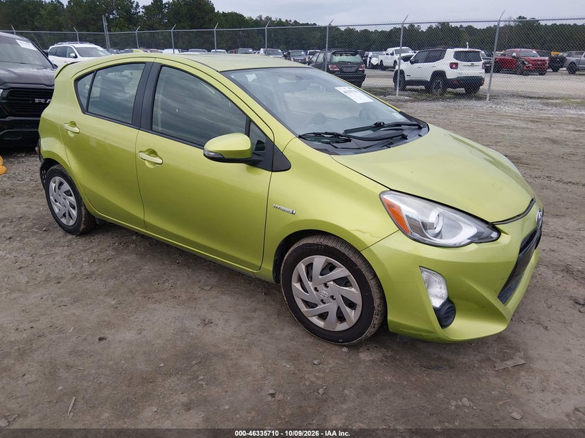 Vin: jtdkdtb30f1094910, lot: 46835969, toyota prius c two 20151