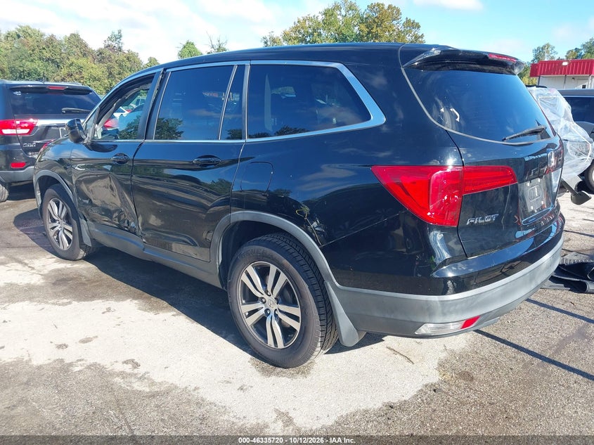Vin: 5fnyf6h71gb101422, lot: 46835979, honda pilot ex-l 20163