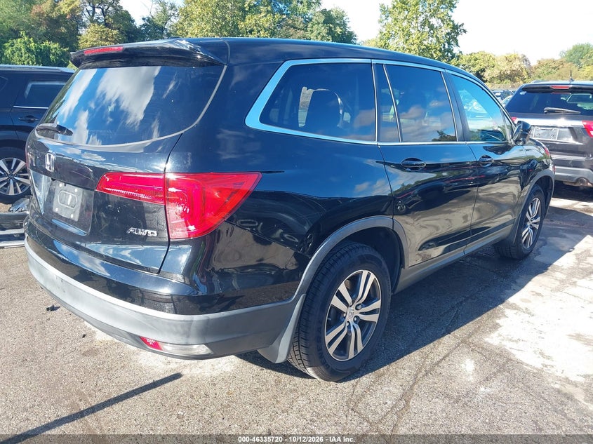Vin: 5fnyf6h71gb101422, lot: 46835979, honda pilot ex-l 20164