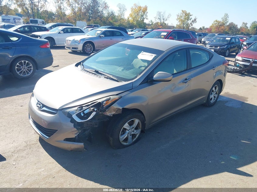 Vin: 5npdh4ae6fh569300, lot: 46835987, hyundai elantra se 20152