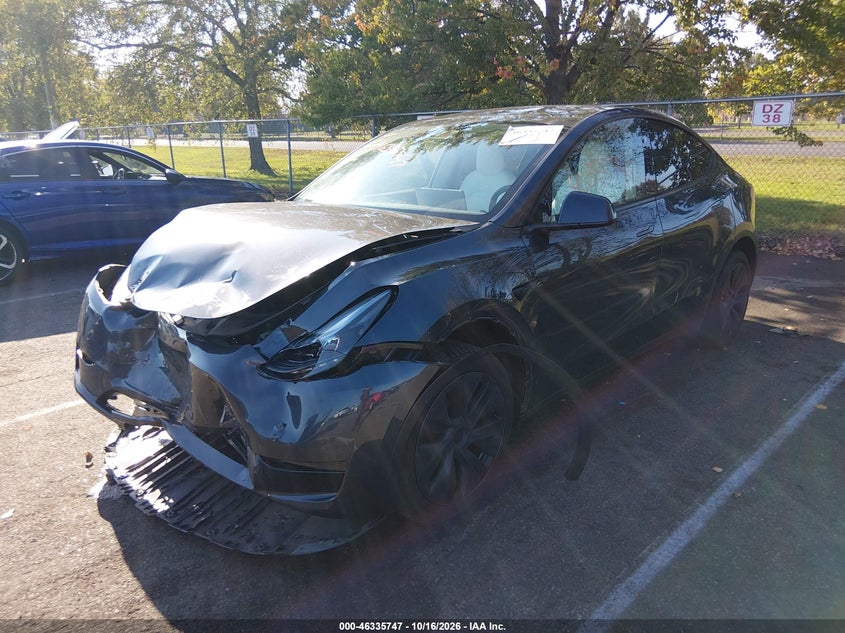 Vin: 7saygded3sa369554, lot: 46836006, tesla model y long range dual motor rear-wheel drive 20252