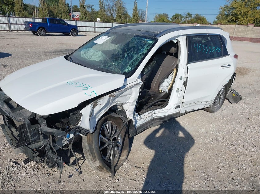 Vin: 5nms5cadxlh292712, lot: 46836014, hyundai santa fe limited 20202