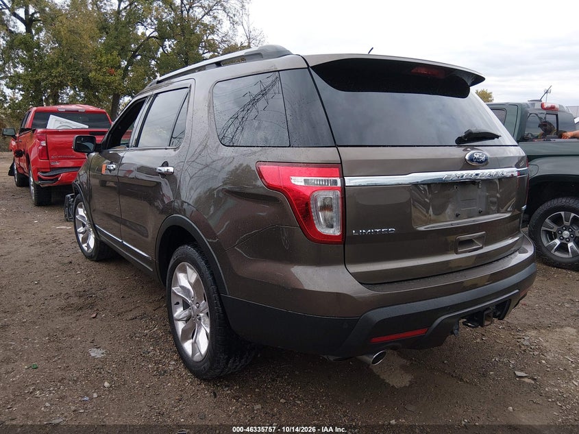 Vin: 1fm5k8f83fgc15167, lot: 46836016, ford explorer limited 20153
