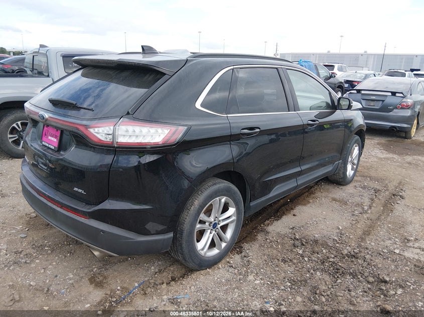 Vin: 2fmpk3j80hbb26881, lot: 46836060, ford edge sel 20174