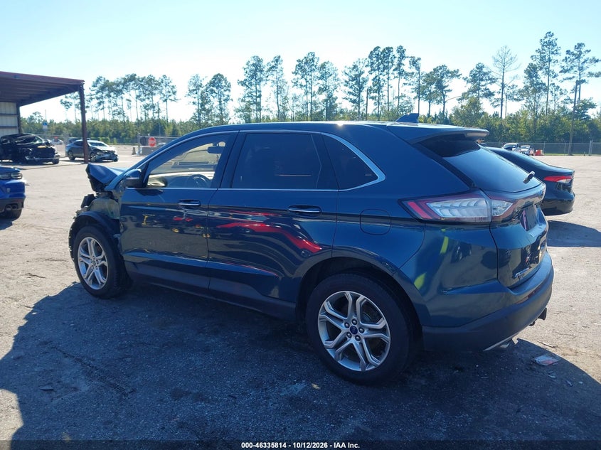 Vin: 2fmpk3k97gbc63225, lot: 46836073, ford edge titanium 20163
