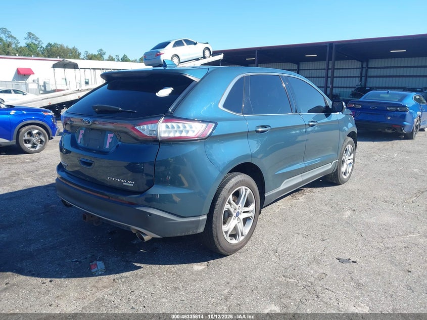 Vin: 2fmpk3k97gbc63225, lot: 46836073, ford edge titanium 20164