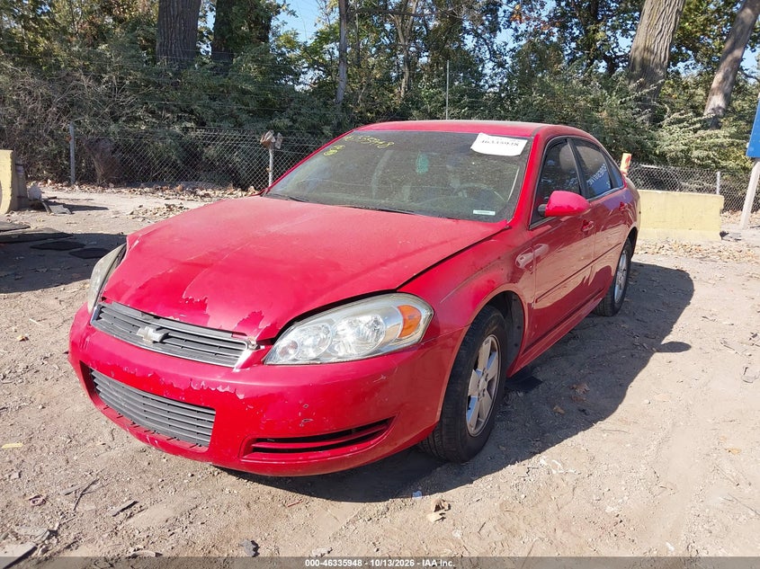 2009 Chevrolet Impala Lt, Right Side, IAAI, VIN 2G1WT57K591258756 — photo 2