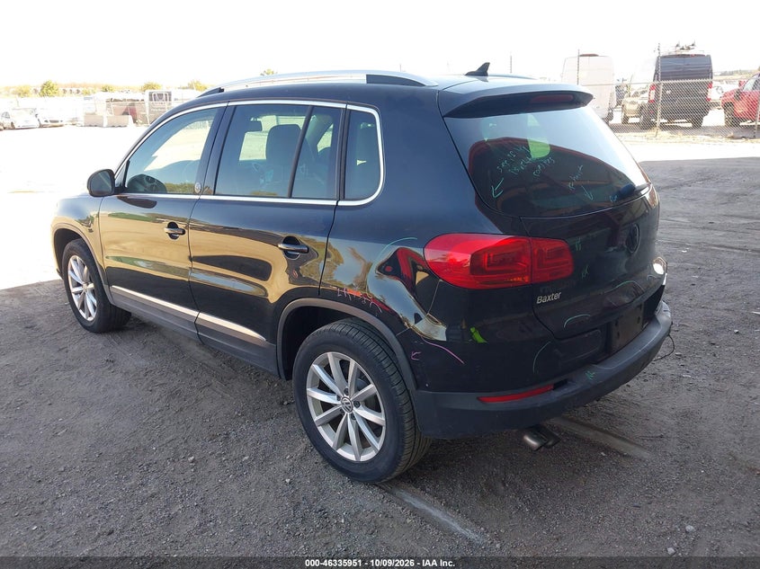 Vin: wvgsv7ax4hk016549, lot: 46836210, volkswagen tiguan 2.0t wolfsburg edition 20173